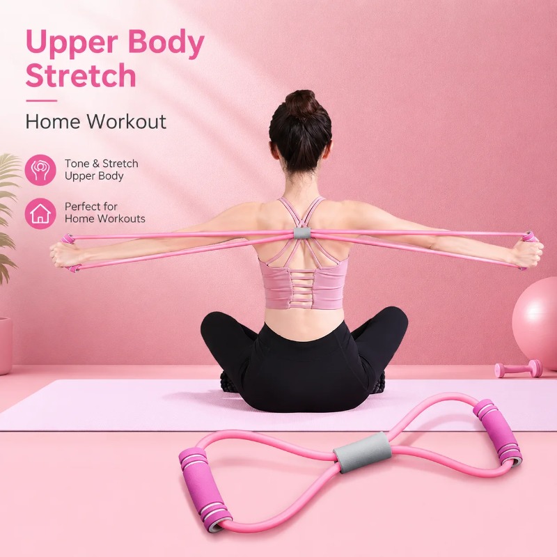 Yoga Fitness At Home - Эспандеры с поролоновыми накладками для занятий