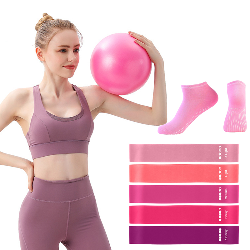 Yoga Fitness At Home - Наборы носков с мячом для пилатеса,