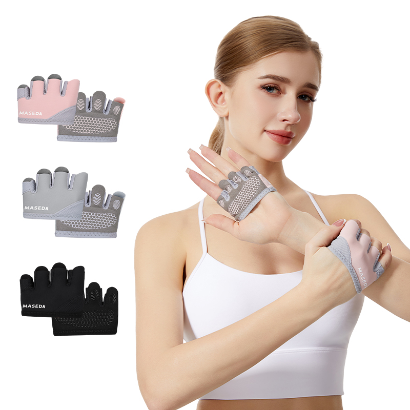 Fitness Yoga & Kickfit - Пара фитнес-перчаток без пальцев: спортивные перчатки