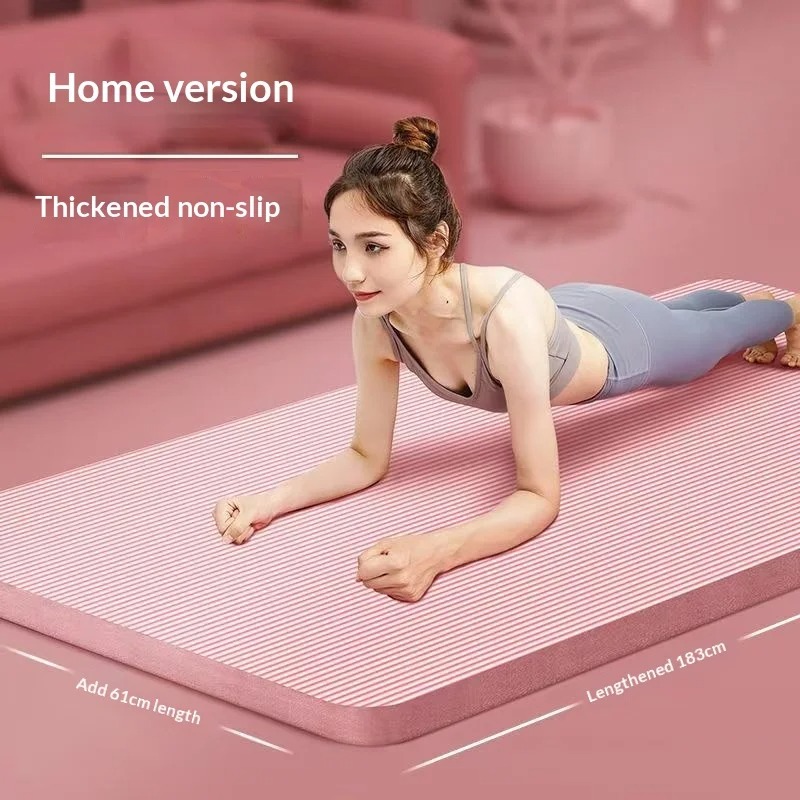 Утолщенный нескользящий коврик – обзор и цена Yoga And Fitness Mat