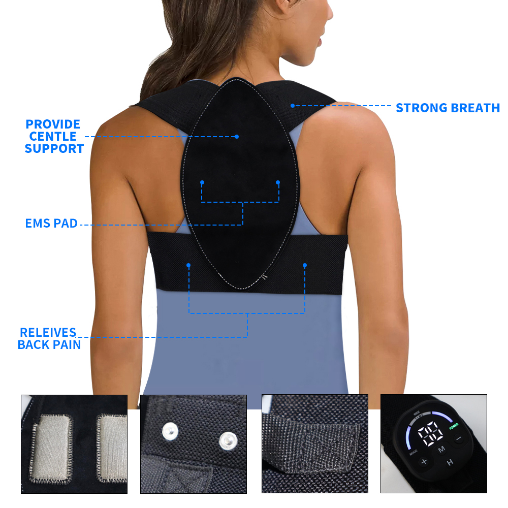 EMS пояс-корректор осанки для  – обзор и цена Posture Corrector Back