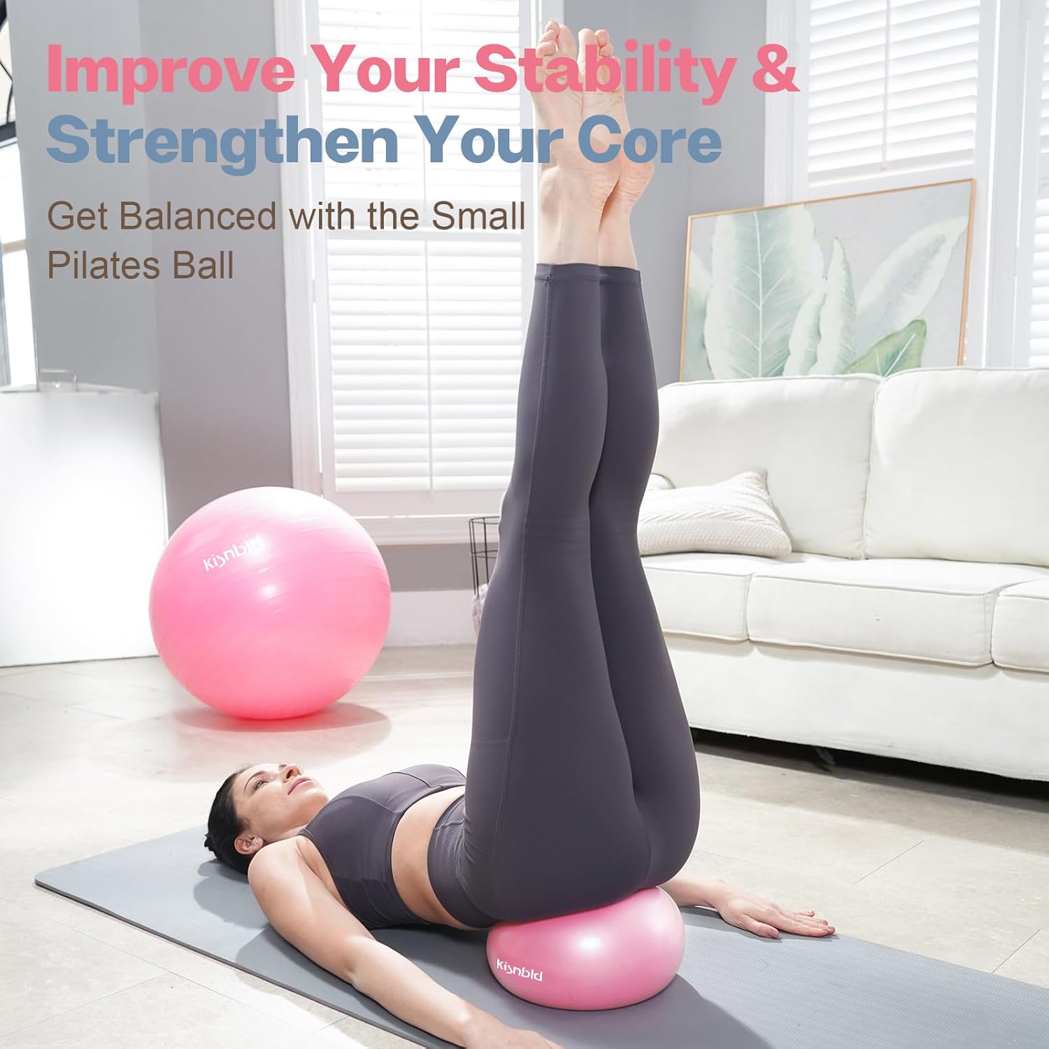 Маленький тренировочный мяч, 9 – обзор и цена Yoga Fitness At Home